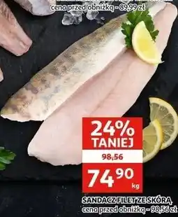 Auchan Sandacz filet ze skórą oferta