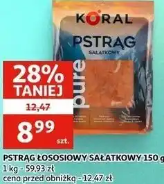 Auchan Pstrąg łososiowy sałatkowy oferta