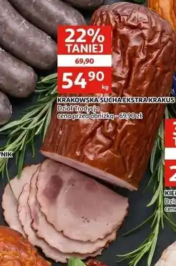 Auchan Krakowska Sucha Ekstra Krakus oferta