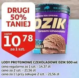 Auchan LODY PROTEINOWE CZEKOLADOWE DZIK oferta