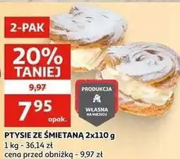 Auchan PTYSIE ZE ŚMIETANĄ oferta