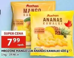 Auchan MROŻONE MANGO LUB ANANAS KAWAŁKI oferta