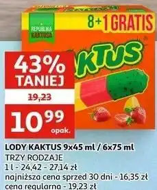 Auchan LODY KAKTUS 9x45 ml / 6x75 ml oferta