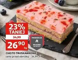 Auchan CIASTO TRUSKAWKOWE kg oferta