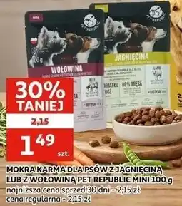 Auchan Mokra karma dla psów Pet Republic Mini oferta