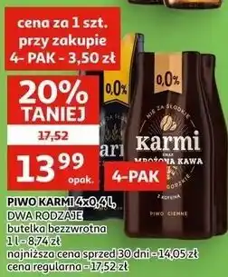 Auchan PIWO KARMI 4x0,4 L DWA RODZAJE oferta