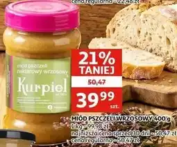 Auchan Miód pszczeli wrzosowy Kurpiel oferta