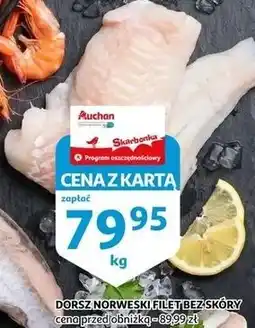 Auchan Dorsz norweski filet bez skóry oferta