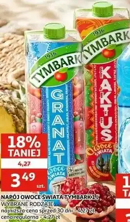 Auchan Napój Owoce Świata Tymbark oferta