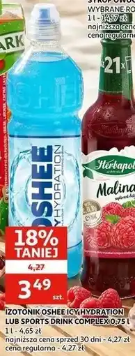 Auchan Izotonik Oshee Icy Hydration lub Sports Drink Complex oferta