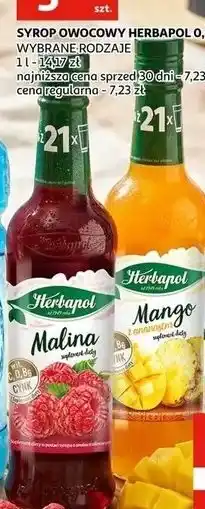 Auchan Syrop owocowy Herbapol oferta