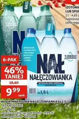 Auchan Woda mineralna Nałęczowianka oferta