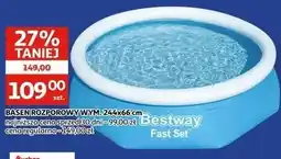 Auchan Basen rozporowy Bestway Fast Set oferta