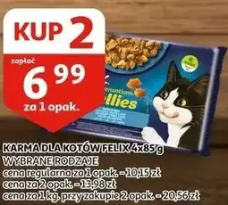 Auchan Karma dla kotów Felix oferta