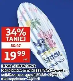 Auchan Deska surfingowa dmuchana Stitch Bestway oferta