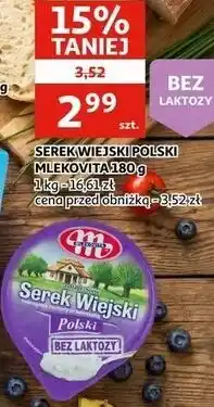 Auchan SEREK WIEJSKI POLSKI MLEKOVITA oferta