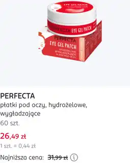 Rossmann PERFECTA płatki pod oczy, hydrożelowe, wygładzające oferta