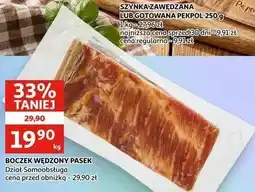 Auchan Boczek wędzony pasek oferta