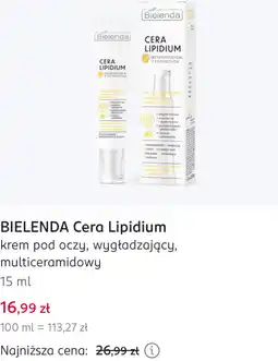 Rossmann BIELENDA Cera Lipidium krem pod oczy, wygładzający, multiceramidowy oferta