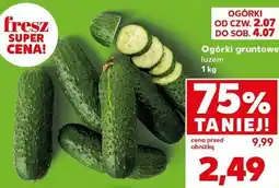 Kaufland Ogórki gruntowe luzem oferta