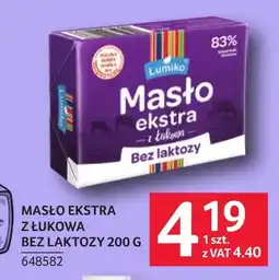 Selgros Masło bez laktozy Lumiko oferta