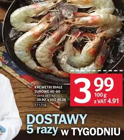 Selgros Krewetki Białe oferta