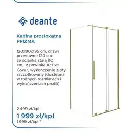 Blu Kabina prostokątna Deante Prizma oferta