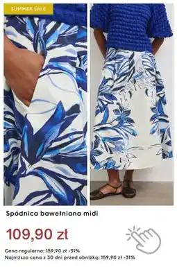 Medicine Spódnica bawełniana midi oferta