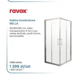Blu Kabina kwadratowa Ravak Bella oferta