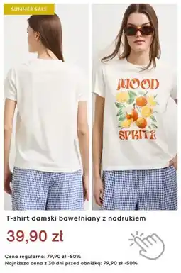 Medicine T-shirt damski bawełniany z nadrukiem oferta