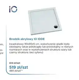Blu Brodzik akrylowy IO IDDE oferta