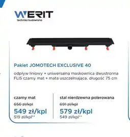 Blu Pakiet JOMOTECH EXCLUSIVE 40 czarny mat oferta