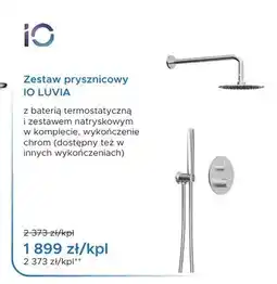Blu Zestaw prysznicowy IO LUVIA oferta