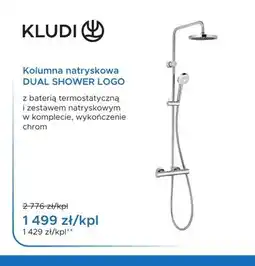 Blu Kolumna natryskowa Kludi Dual Shower Logo oferta