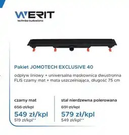 Blu Pakiet JOMOTECH EXCLUSIVE 40 stal nierdzewna polerowana oferta