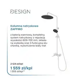 Blu Kolumna natryskowa Design Zaffiro oferta