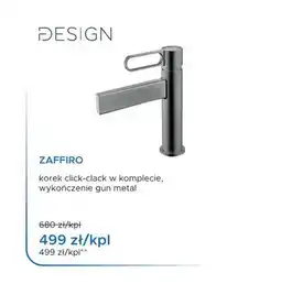 Blu Bateria umywalkowa Design Zaffiro gun metal oferta