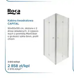 Blu Kabina kwadratowa Roca Capital oferta