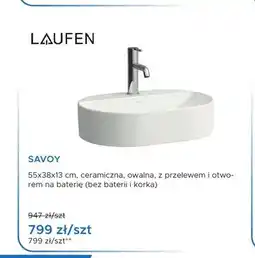 Blu Umywalka ceramiczna owalna Laufen Savoy oferta