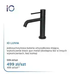 Blu Bateria umywalkowa stojąca IO Luvia black gun metal oferta