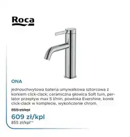 Blu Bateria umywalkowa Roca Ona chrom oferta
