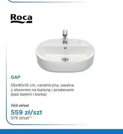 Blu Umywalka ceramiczna Roca GAP oferta