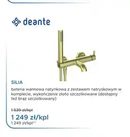 Blu Bateria wannowa Deante Silia złoto szczotkowane oferta