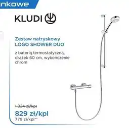 Blu Zestaw natryskowy Kludi Logo Shower Duo oferta