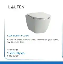 Blu Miska WC podwieszana Laufen Lua Silent Flush z deską wolnoopadającą oferta