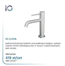 Blu Bateria umywalkowa stojąca IO Luvia chrom oferta