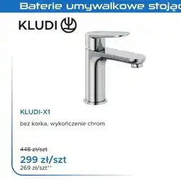 Blu Bateria umywalkowa stojąca Kludi-X1 chrom oferta