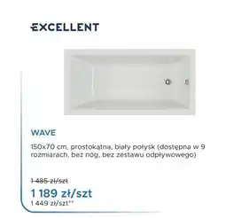 Blu Wanna prostokątna Excellent Wave oferta