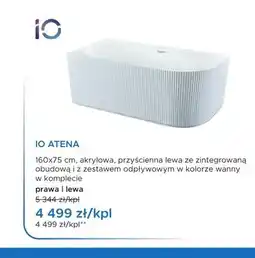 Blu Wanna przyścienna akrylowa IO Atena oferta