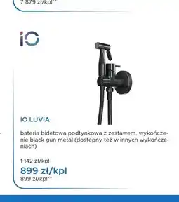Blu Bateria bidetowa podtynkowa z zestawem IO Luvia oferta